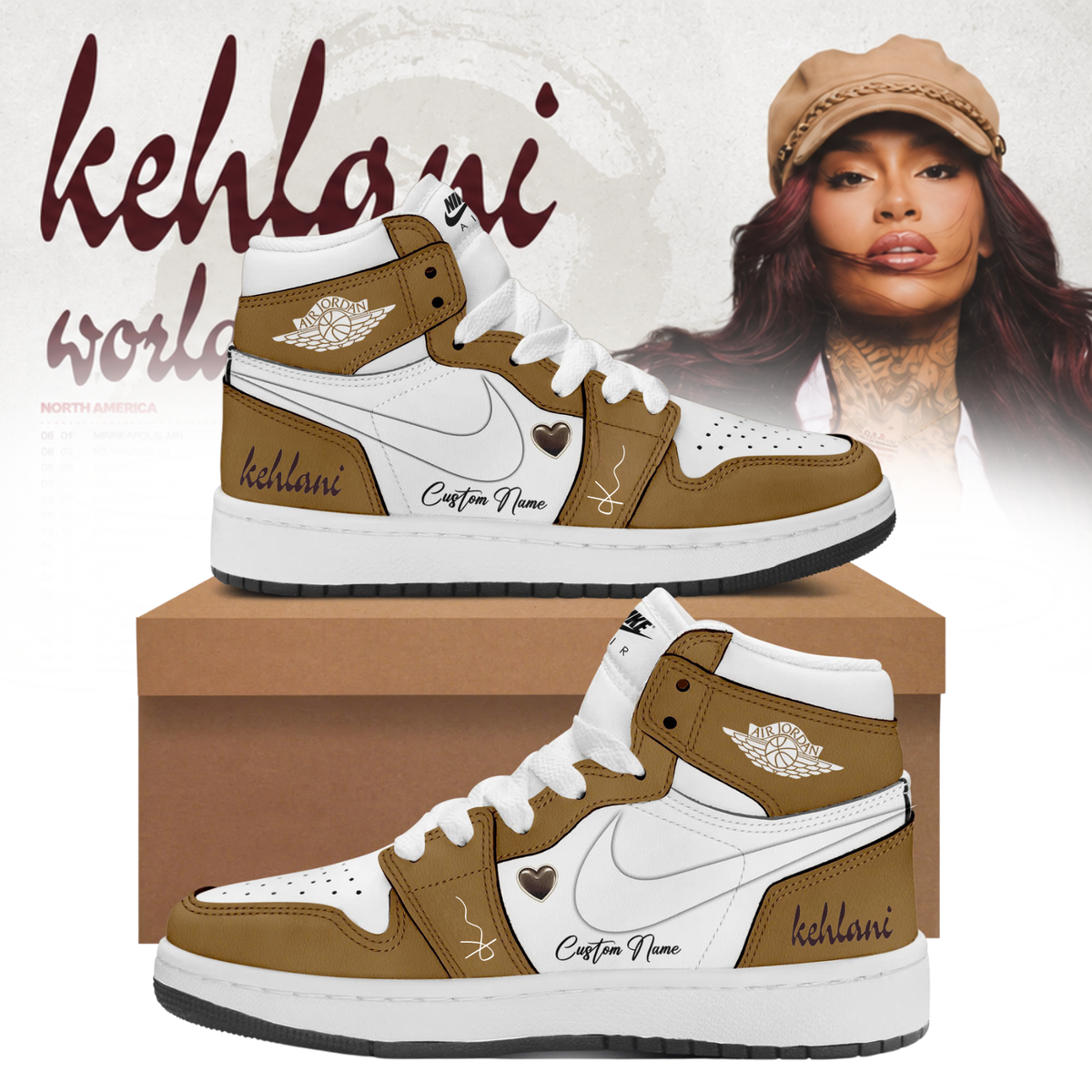 .Kehlani ”Kehlani World Tour ” Shoes