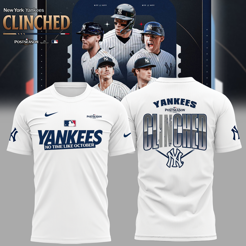Limited Edition NY Postseason 2026 Clinched T-shirt
