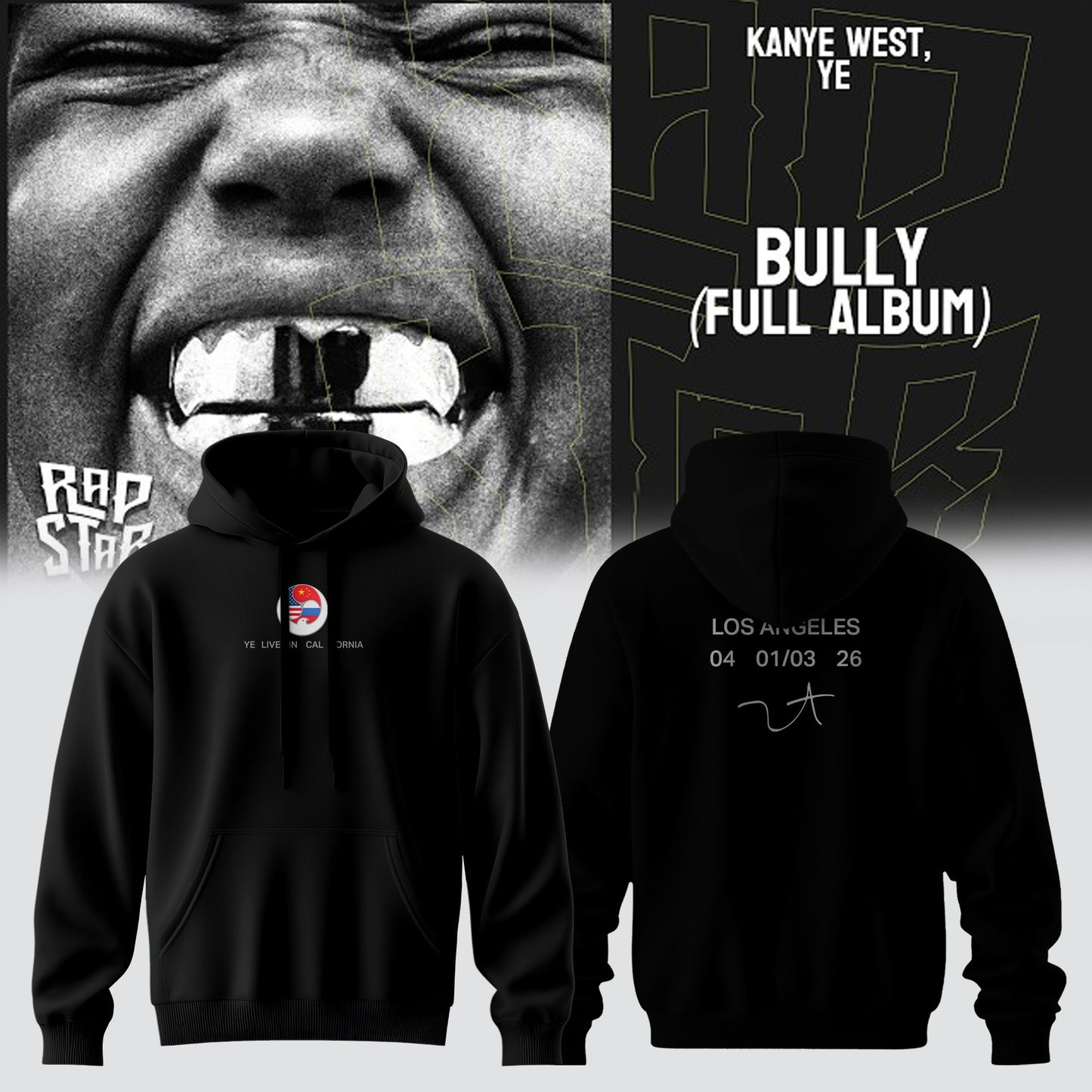 Ye 2026 tour Hoodie