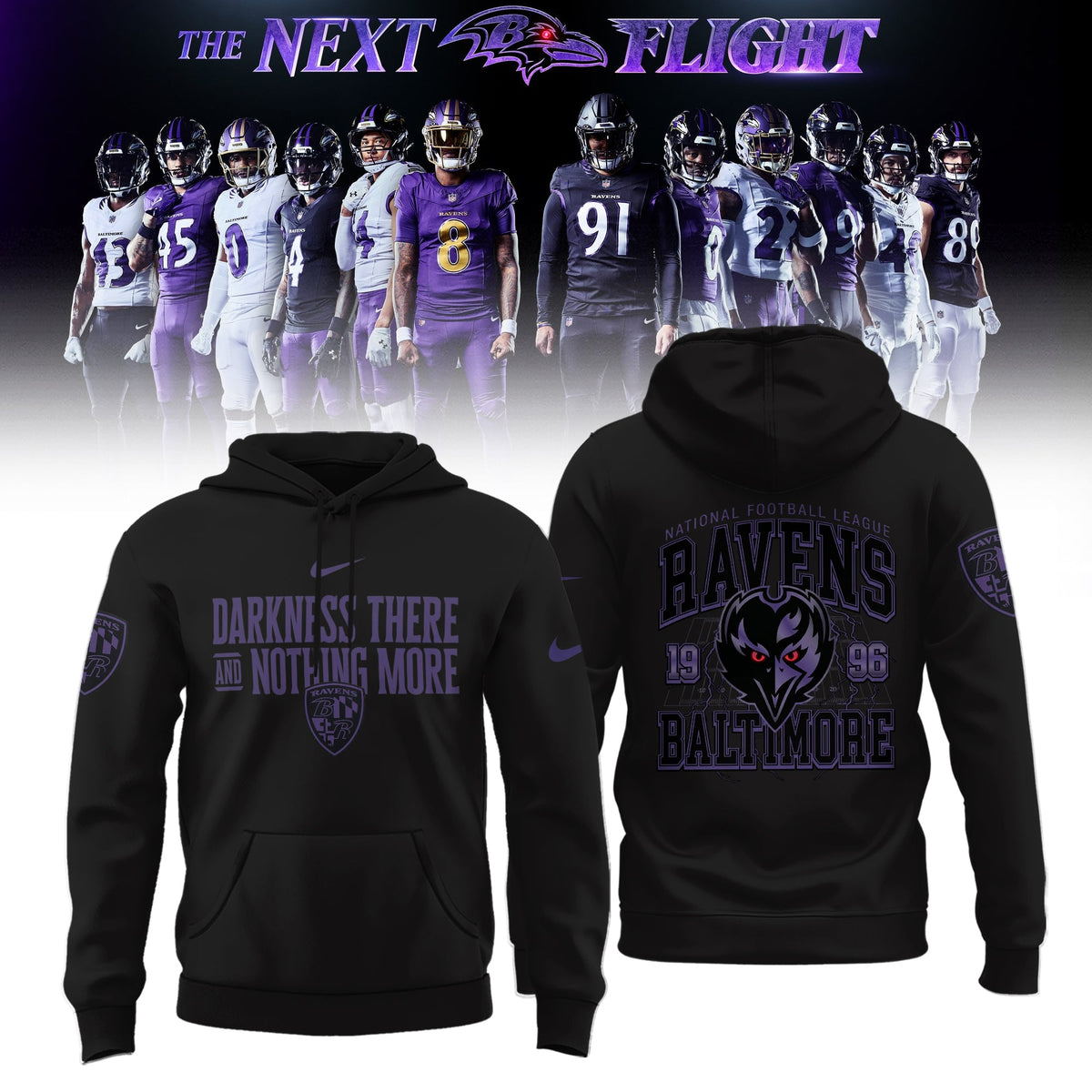 Limited Edition B.Ravens The Next Flight Shirt