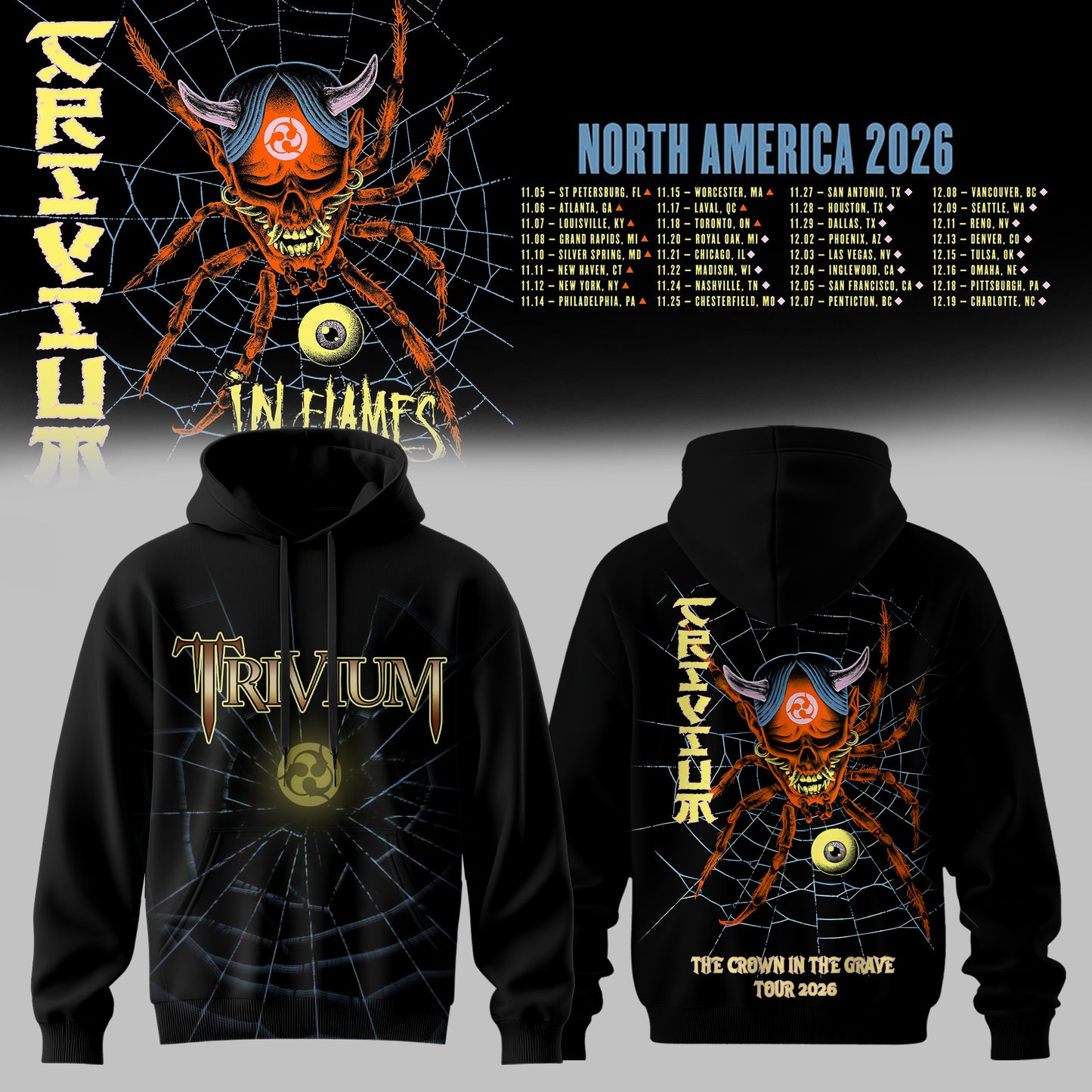 _Crown in the Grave World Tour 2026 Edition Hoodie