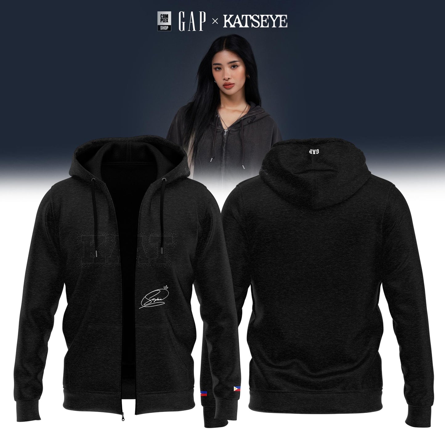 GAP x KATSEYE Sophia Zip Hoodie