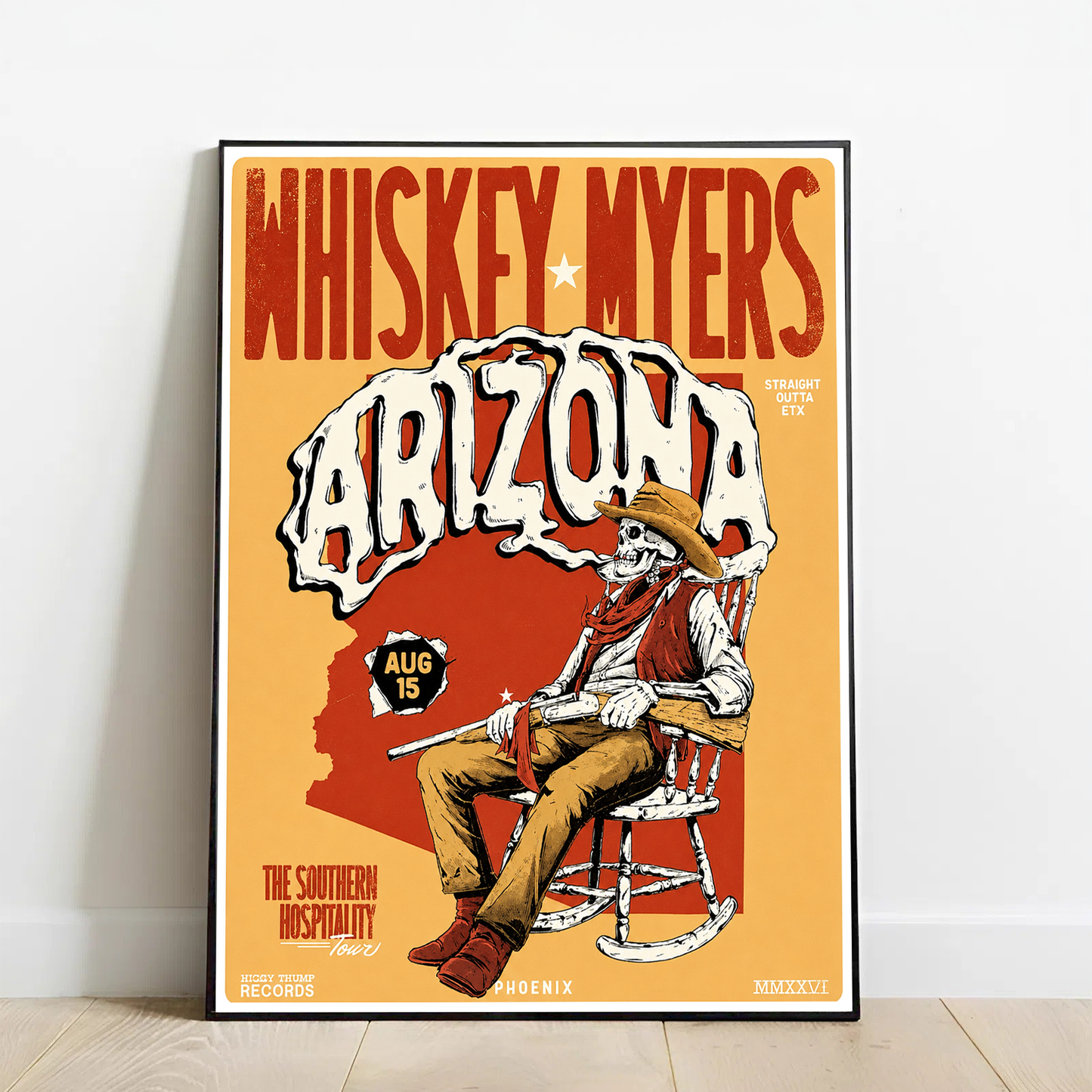 Limited Edition Whiskey Myers Southern Hospitality Tour In Arizona Poster 2