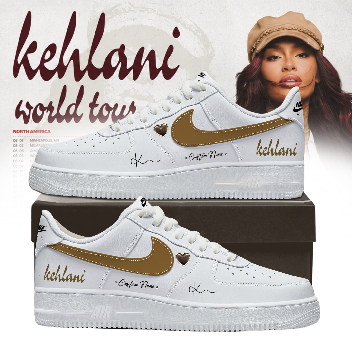 .Kehlani ”Kehlani World Tour ” Shoes