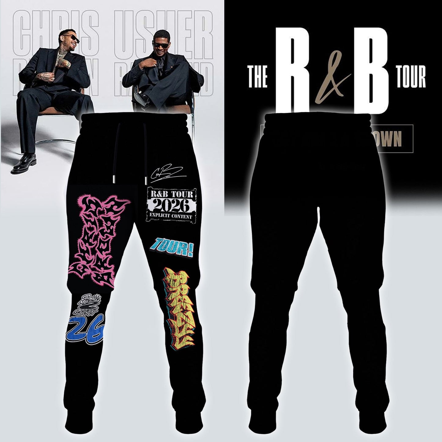 _,Official Chris Brown R&B Tour Signed Bomber