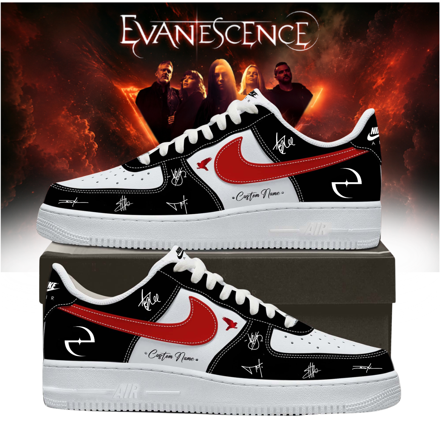 Evanescence “Sanctuary 2026 World Tour” Shoes