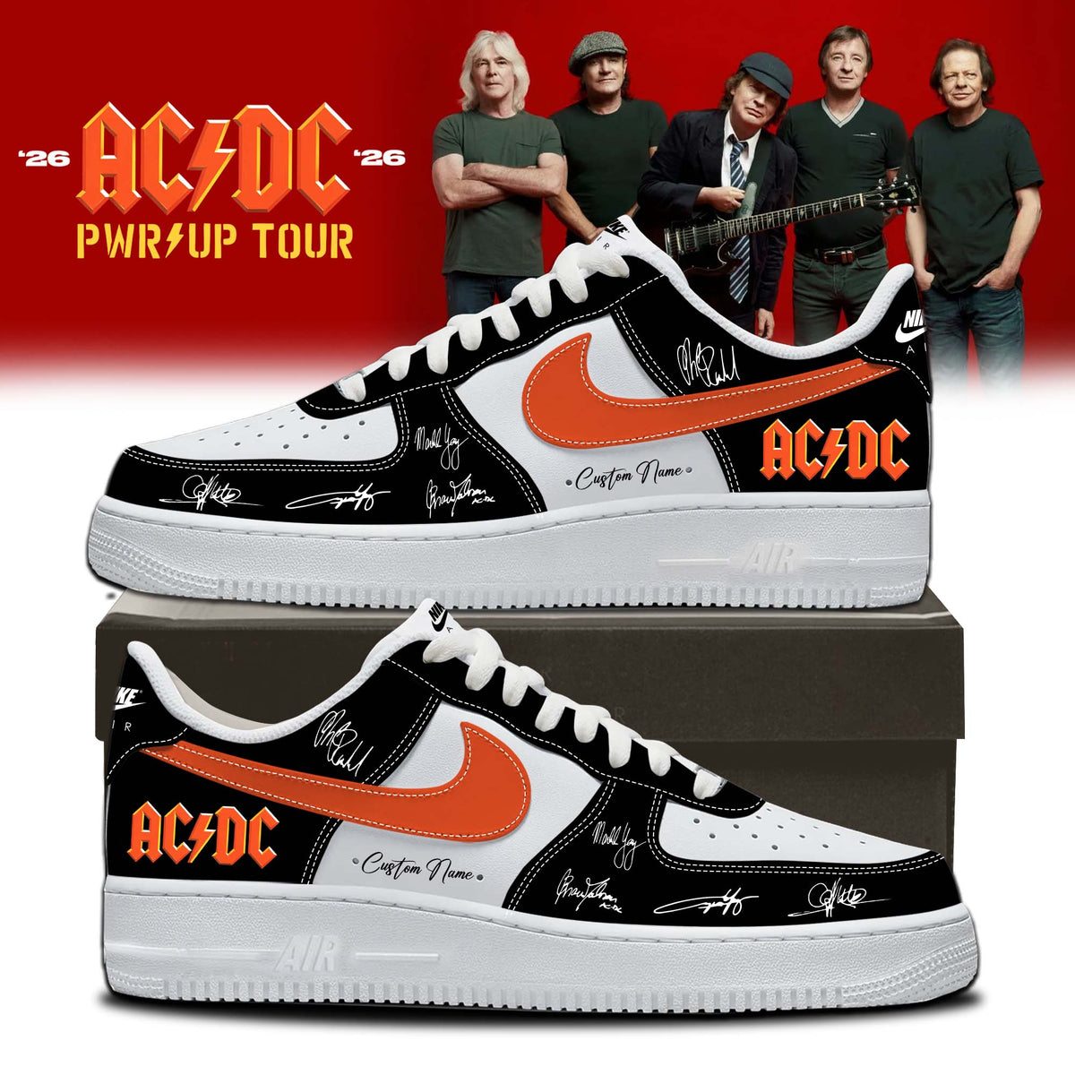 AC/DC ” Power Up Tour ” 2026 – Shoes