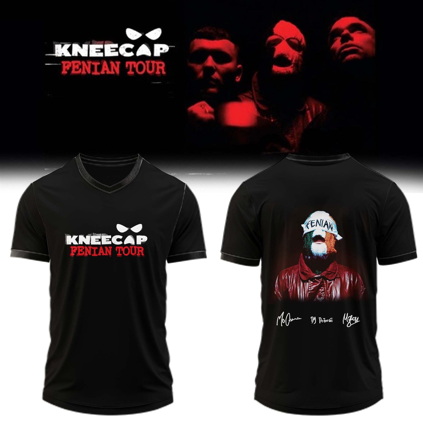 ..KNEECAP ”FENIAN TOUR” Limited Edition Signature – Jersey