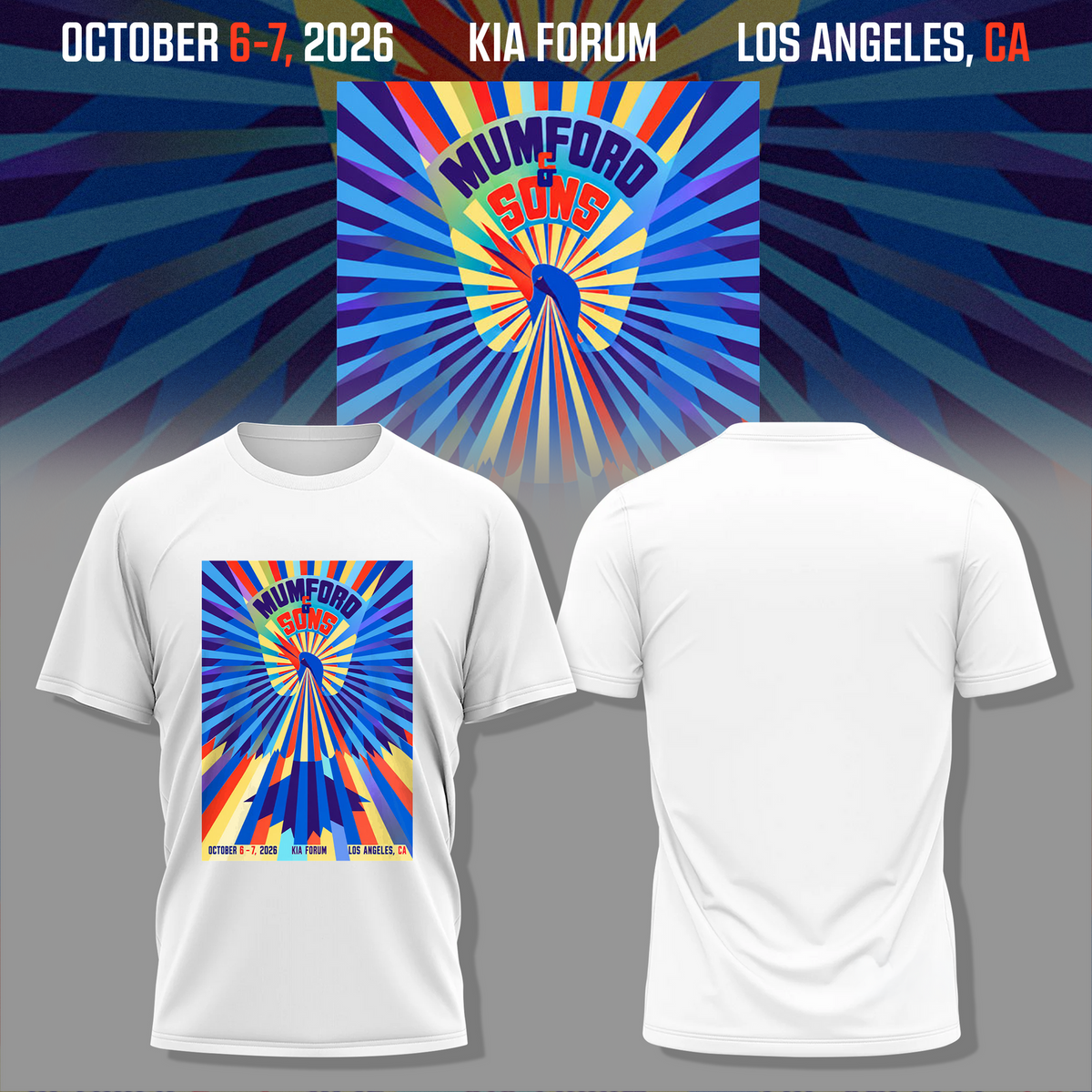 Limited Edition Prizefighter, CA Tour 2026 T-shirt