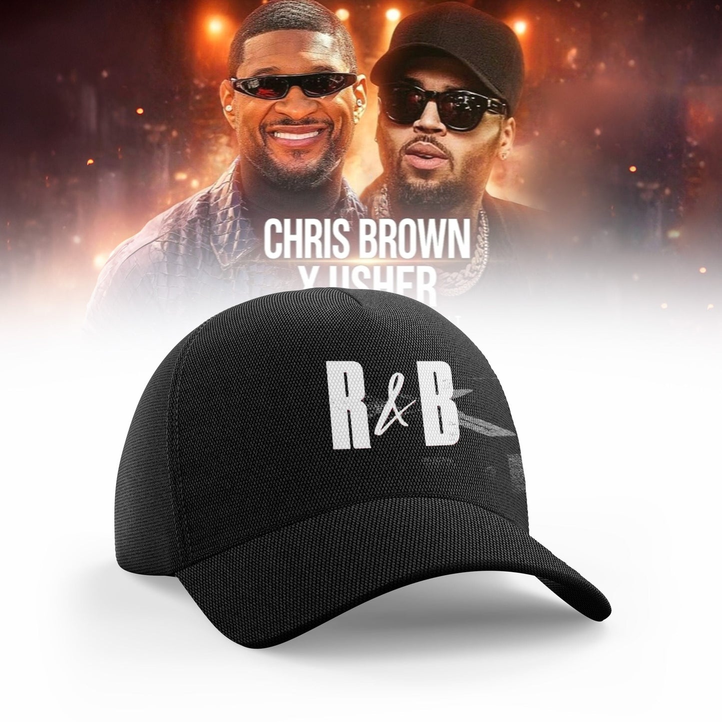 CHRIS BROWN x RAYMOND USHER – R&B TOUR 2026 Collection Cap