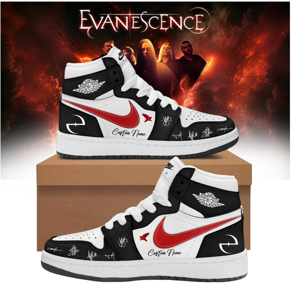 Evanescence “Sanctuary 2026 World Tour” Shoes