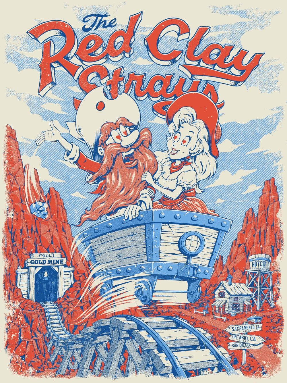 Limited Edition The Grateful Tour in Sacramento,CA Poster