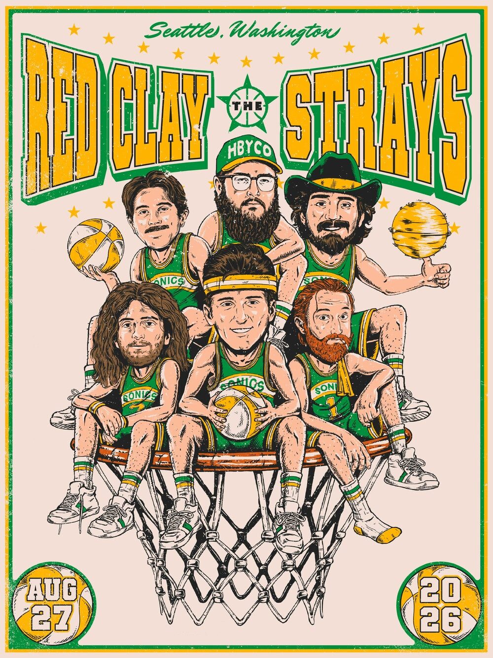 Limited Edition The Grateful Tour in Seattle,WA Poster
