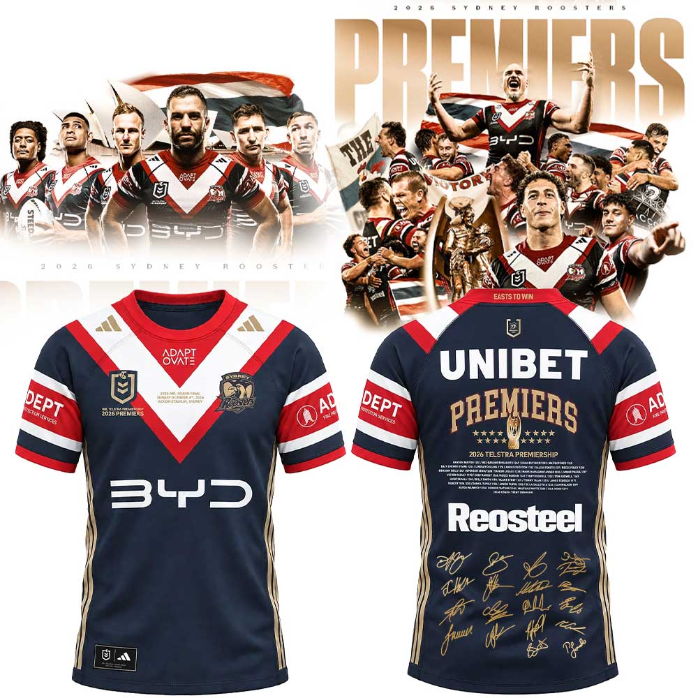Sydney Roosters 2026 PREMIERS Limited Jersey