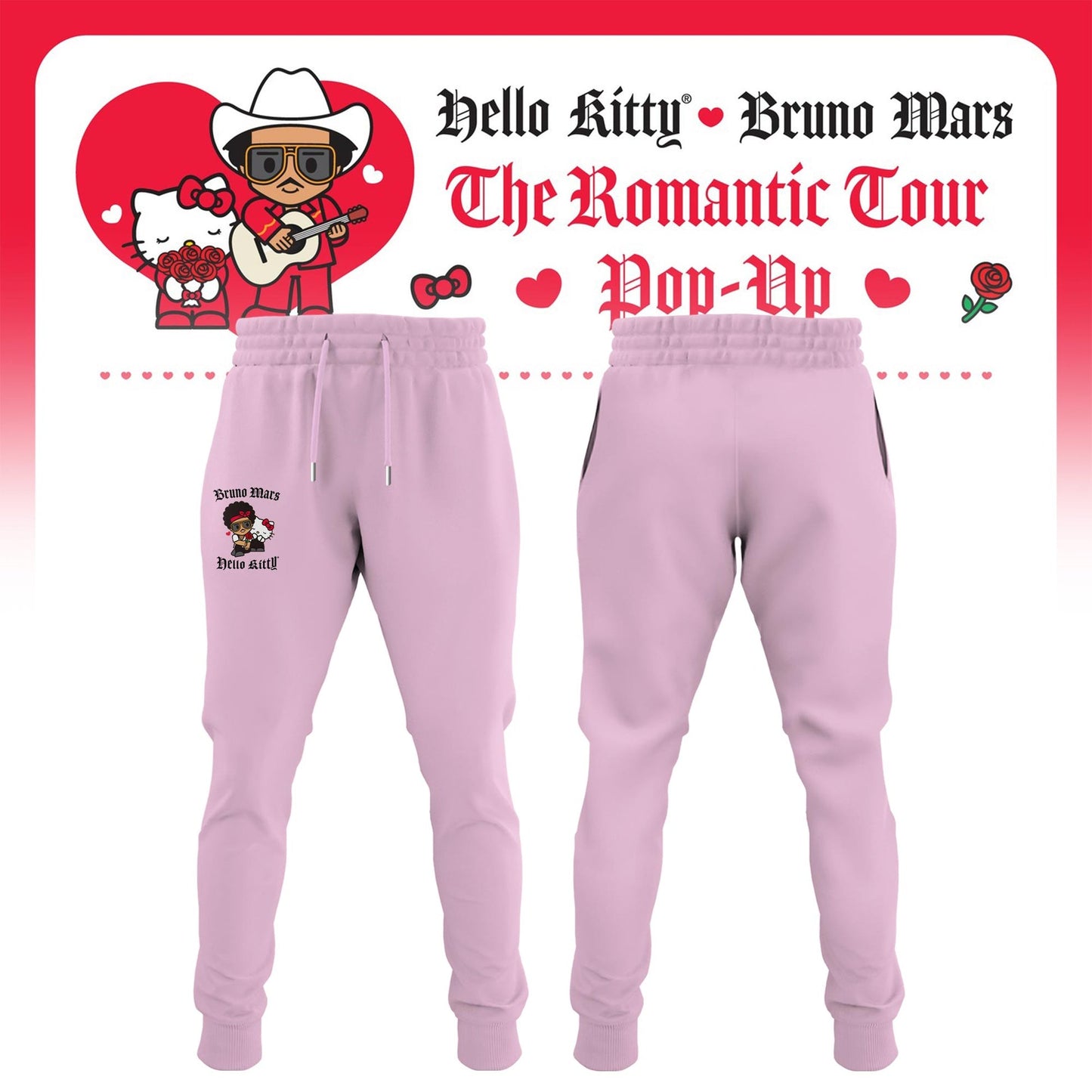 Bruno Mars x Hello Kitty "The Romantic Tour" Jersey