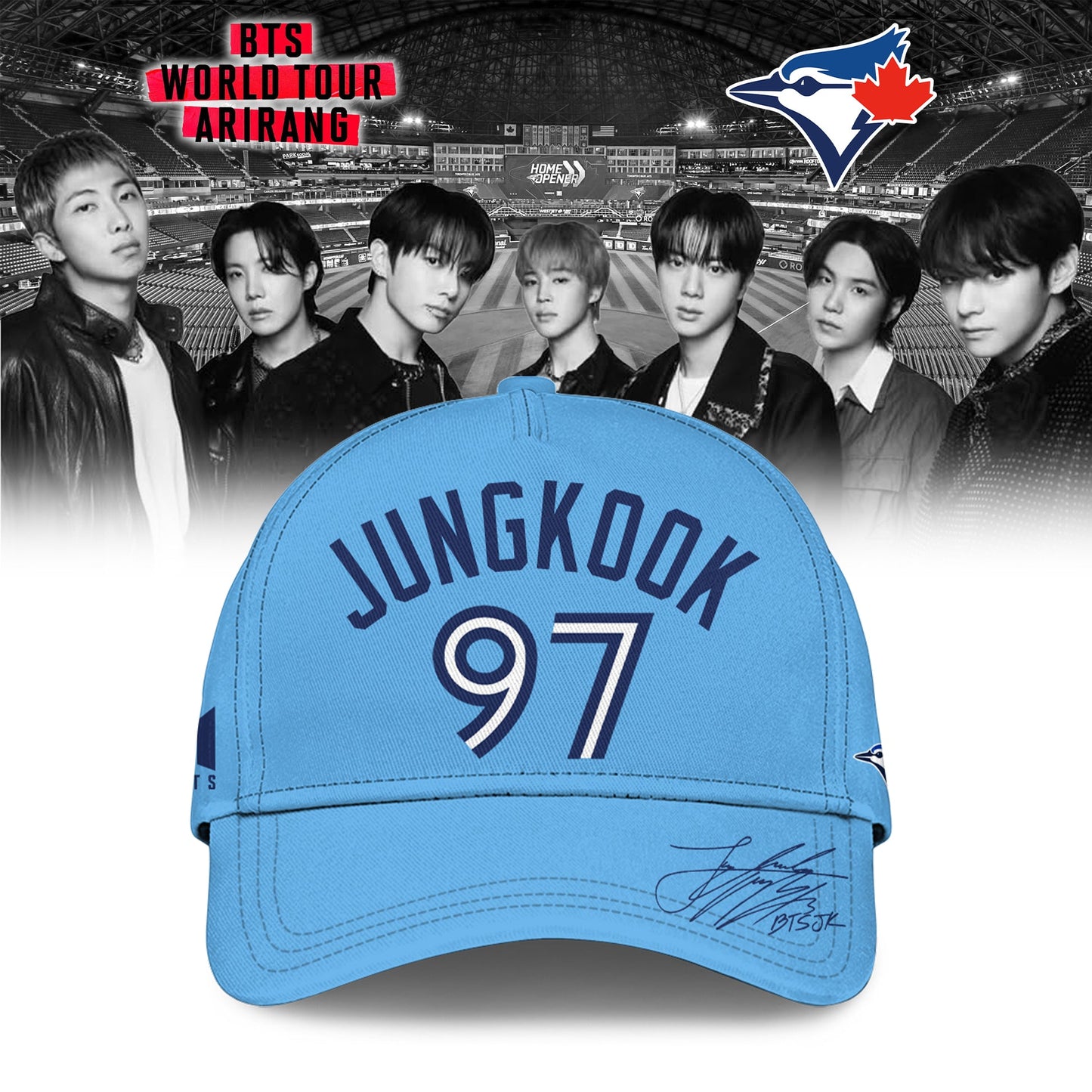 Toronto Blue Jays x JUNGKOOK 97 BTS World Tour 2026 Limited Edition Jersey