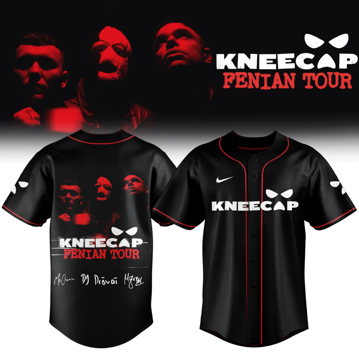 …KNEECAP ”FENIAN TOUR” Limited Edition Signature – Jersey