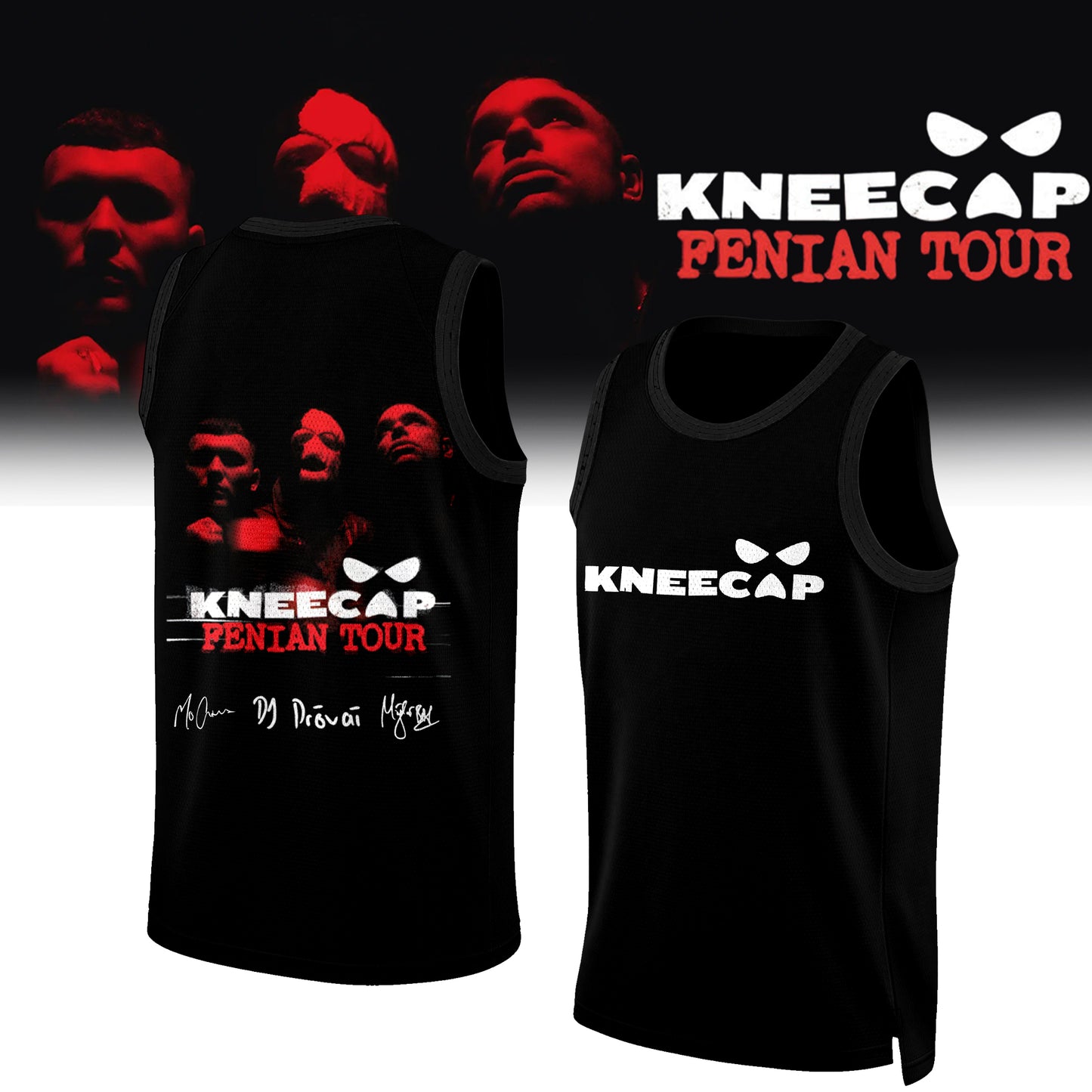 ..KNEECAP ”FENIAN TOUR” Limited Edition Signature – Jersey