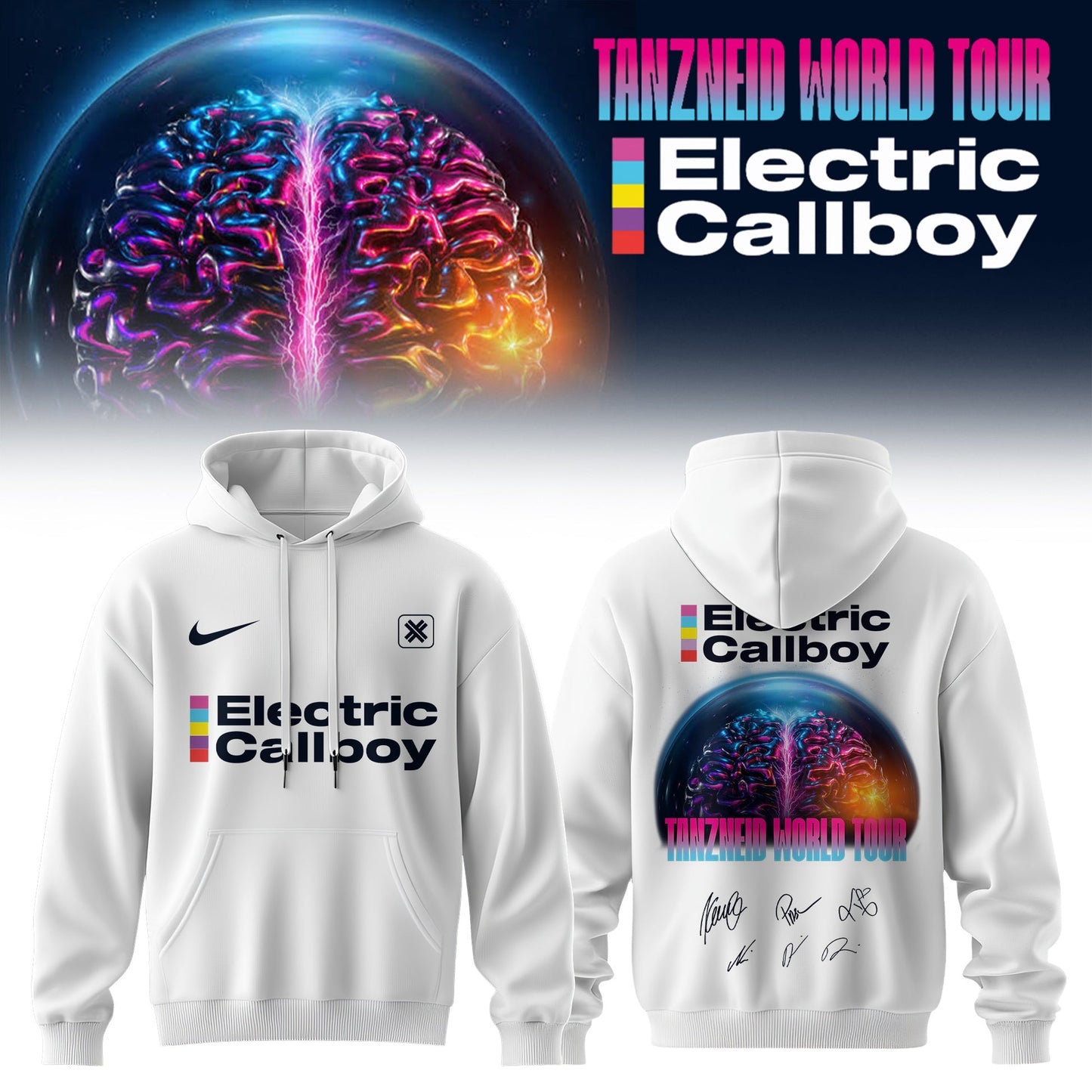 Electric Callboy “Tanzneid World Tour” 2026 Signed – Hoodie
