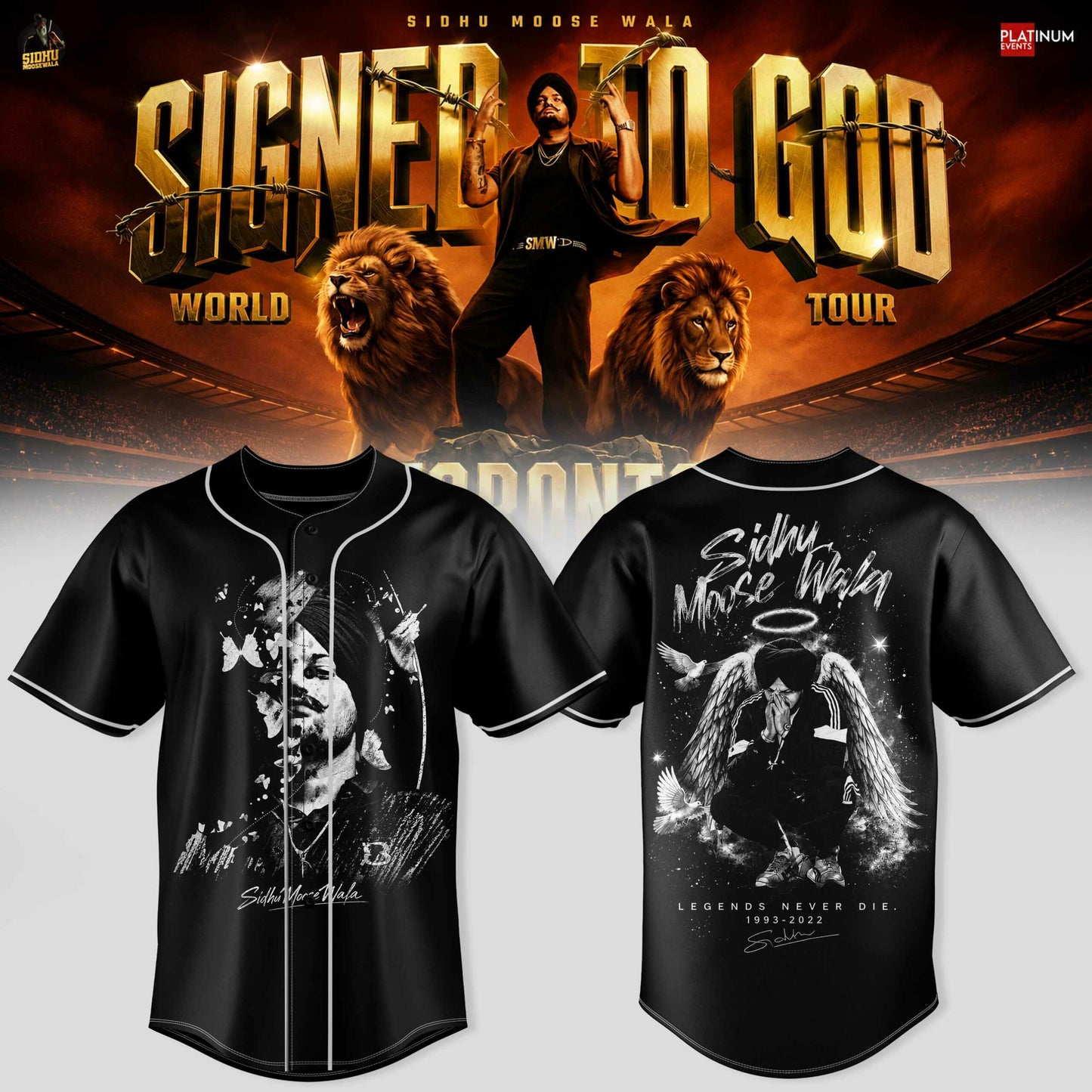_SIDHU MOOSE WALA SIGNED TO GOD TOUR JERSEY