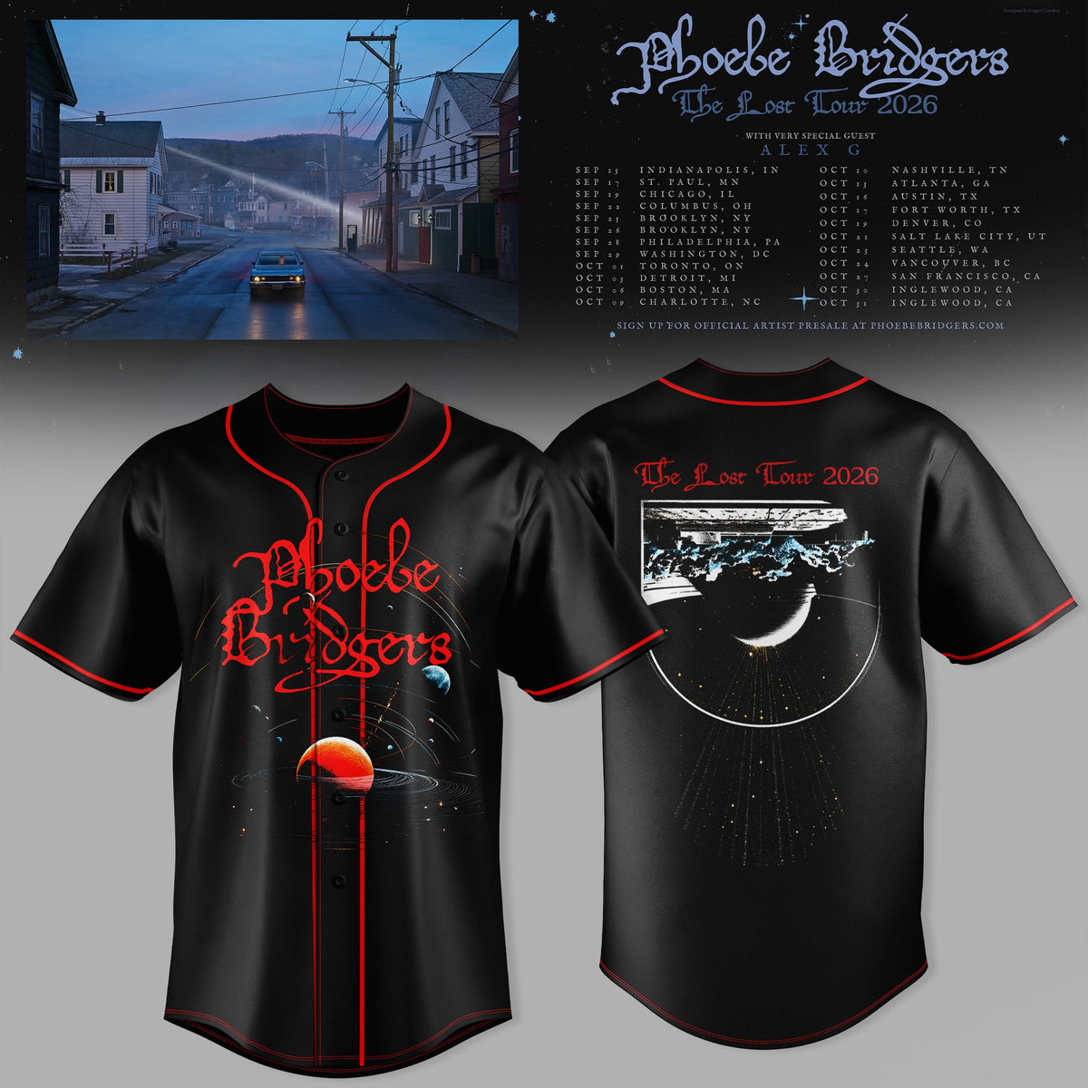 _PHOEBE BRIDGERS – THE LOST TOUR 2026 COLLECTION JERSEY