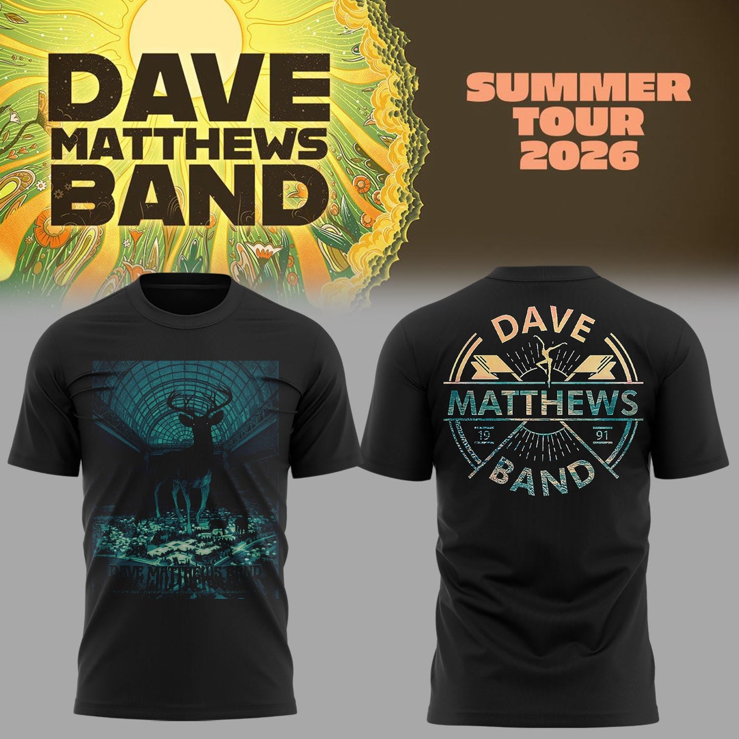 Limited Edition DMB 2026 Tour 🎻🤠🌵 Shirt