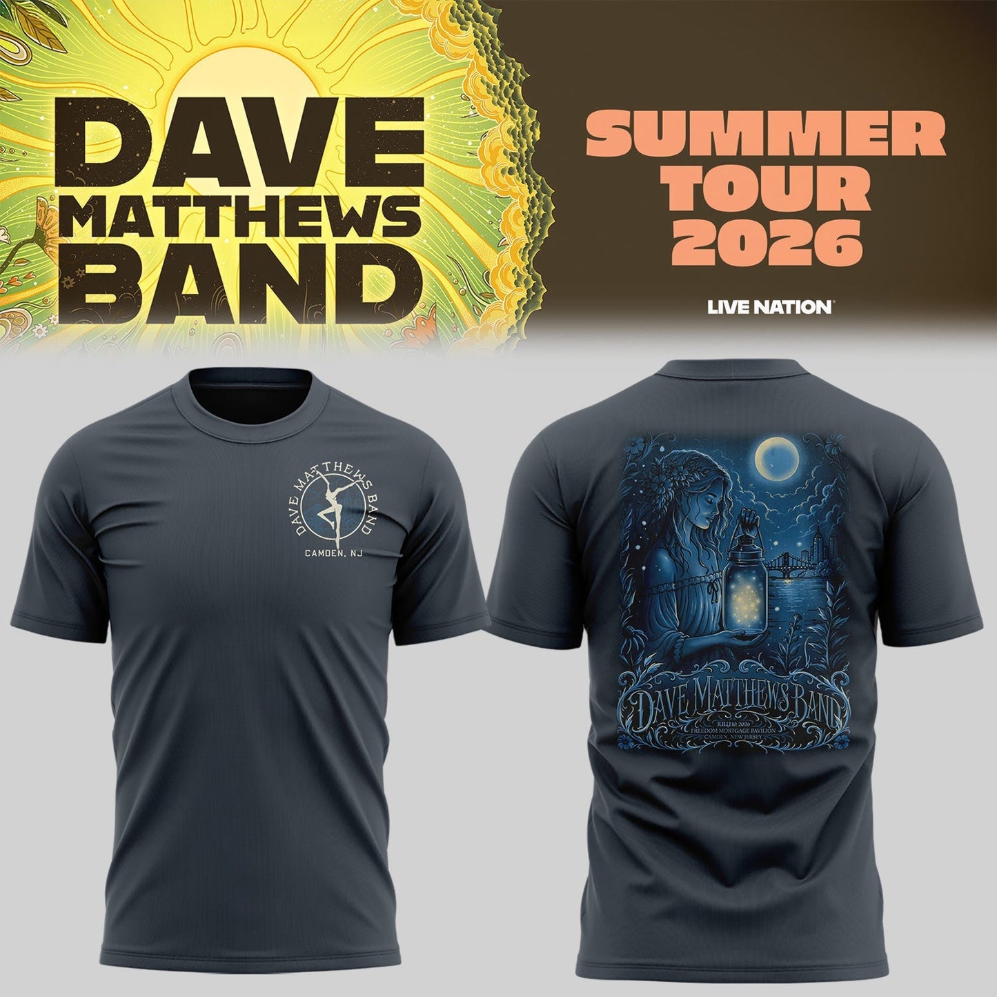 Limited Edition Summer Tour 2026 At Camden,NJ Shirt