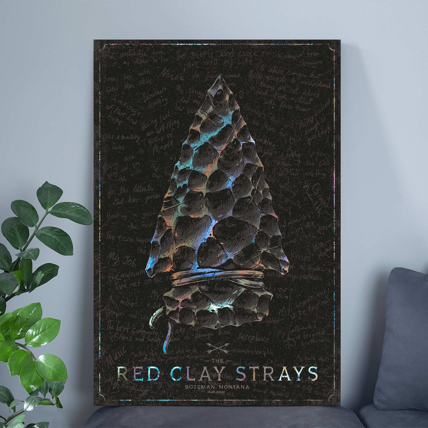 Limited Edition The Grateful Tour in Bozeman,MT Poster