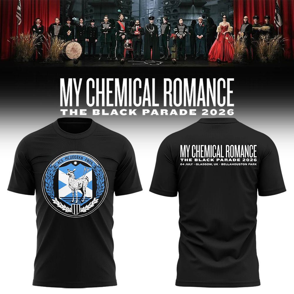 Limited Edition MCR Long Live The Black Parade Tour 2026 Tshirt