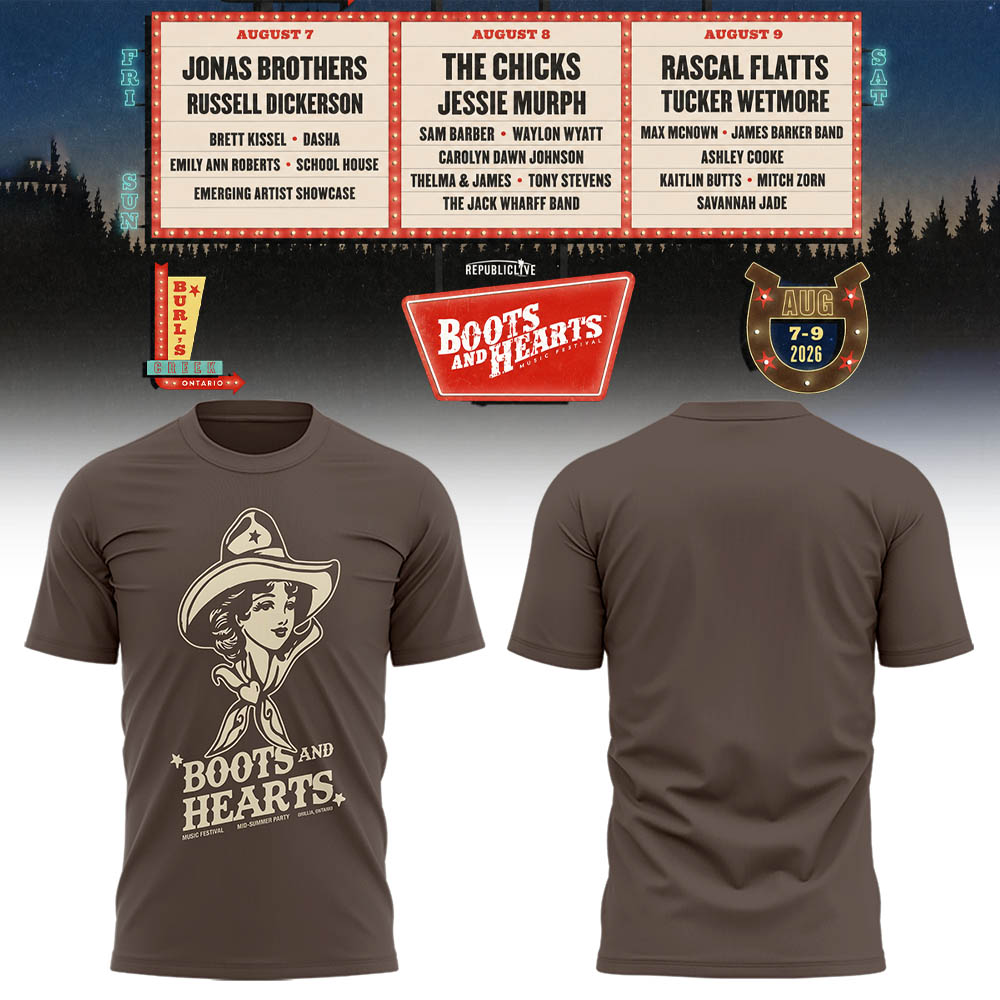 Limited Edition Boots And Hearts Festival 2026 Shirt