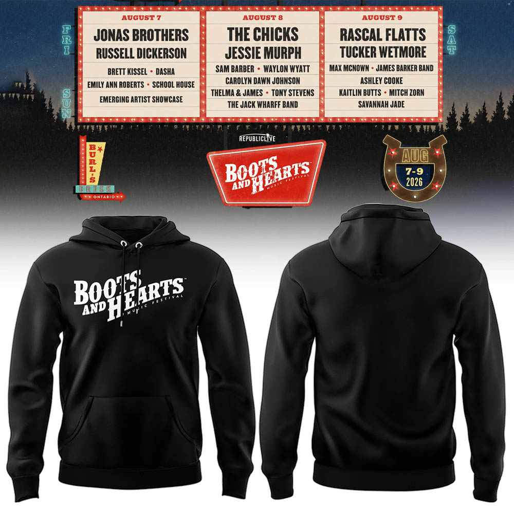 Limited Edition Boots And Hearts Festival 2026 Hoodie