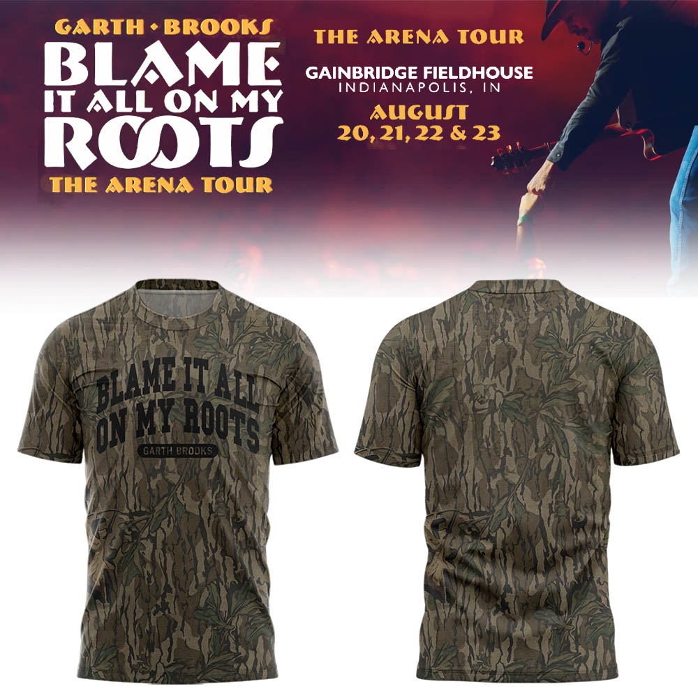 Limited Edition Blame It All On My Roots Arena Tour In Gainbridge Fieldhouse Shirt
