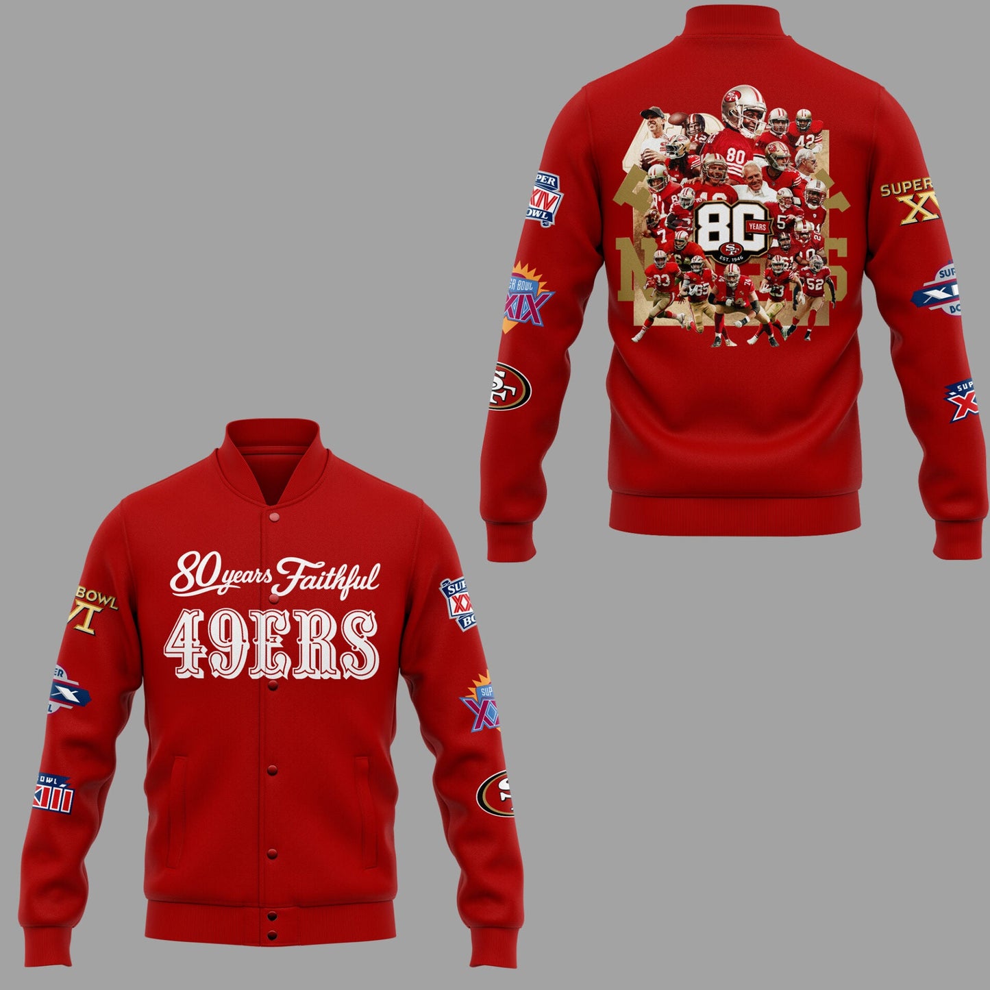 49ers 80th Anniversary Jacket