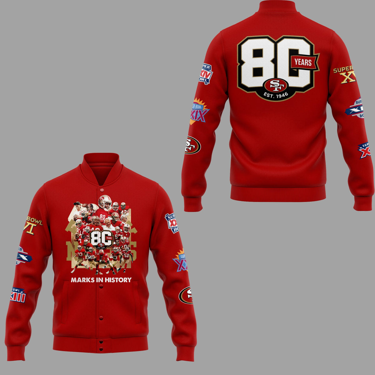 49ers 80th Anniversary Jacket