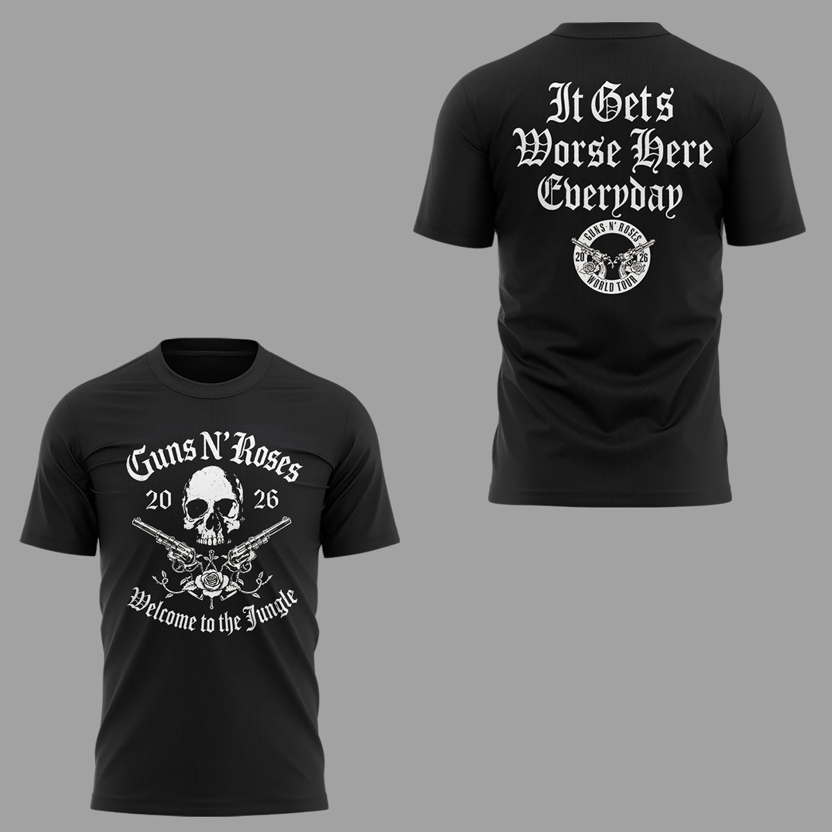 Limited Edition Guns N’ Roses Tour 2026 TShirt
