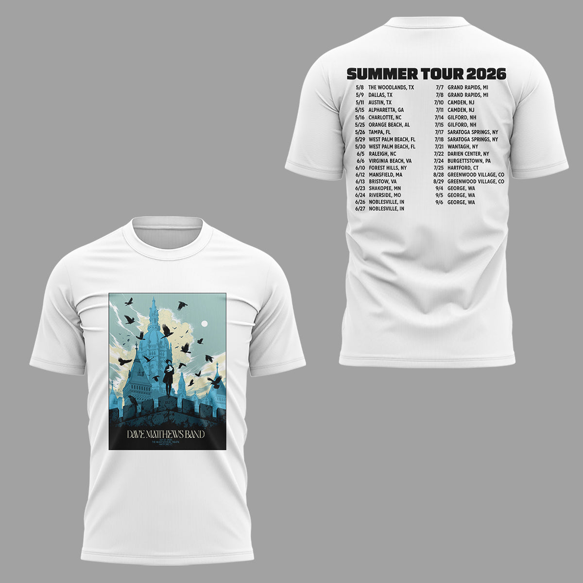 Limited Edition Summer Tour 2026 Hartfort, CT T-Shirt