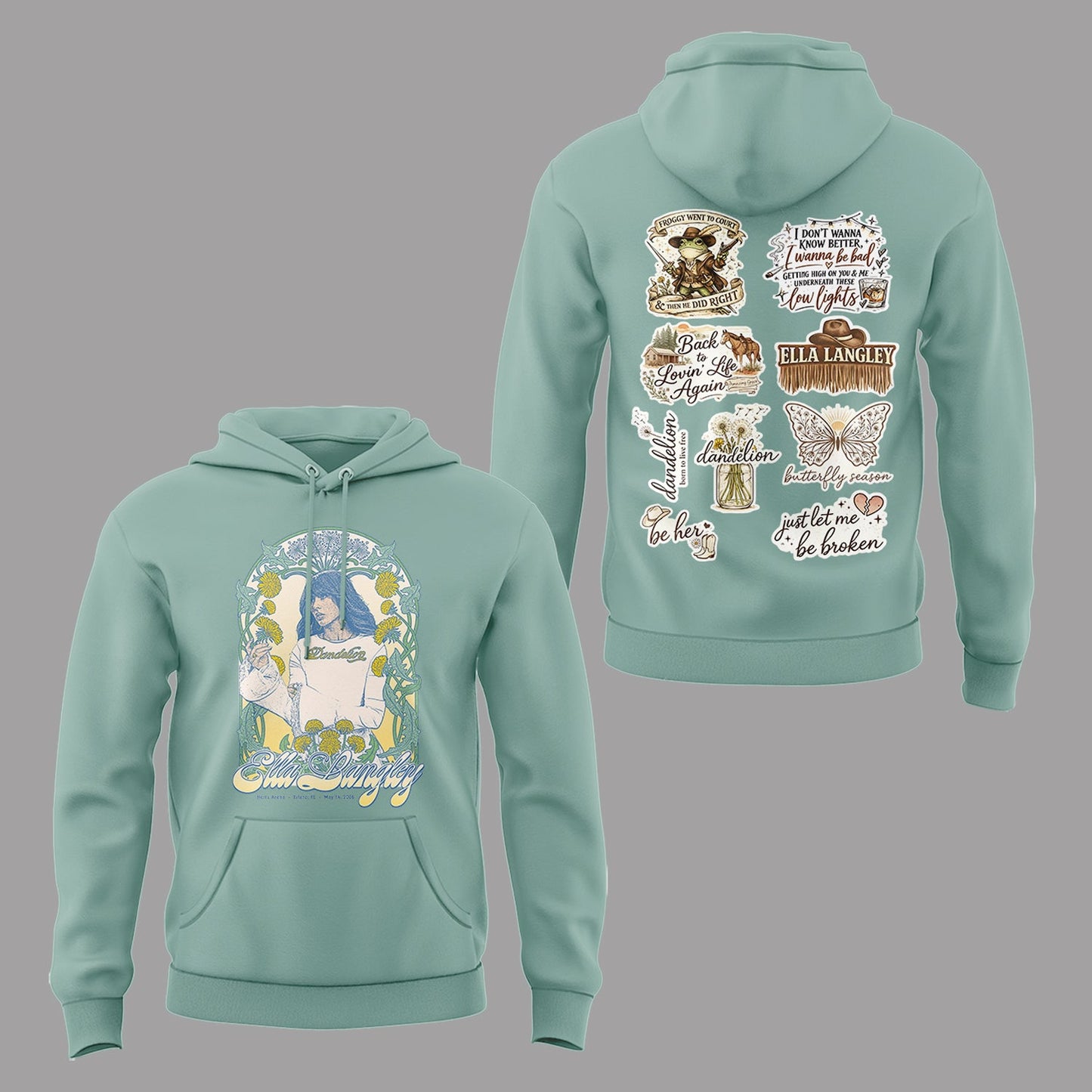 E.Langley “The Dandelion Tour”at Hertz Arena Hoodie