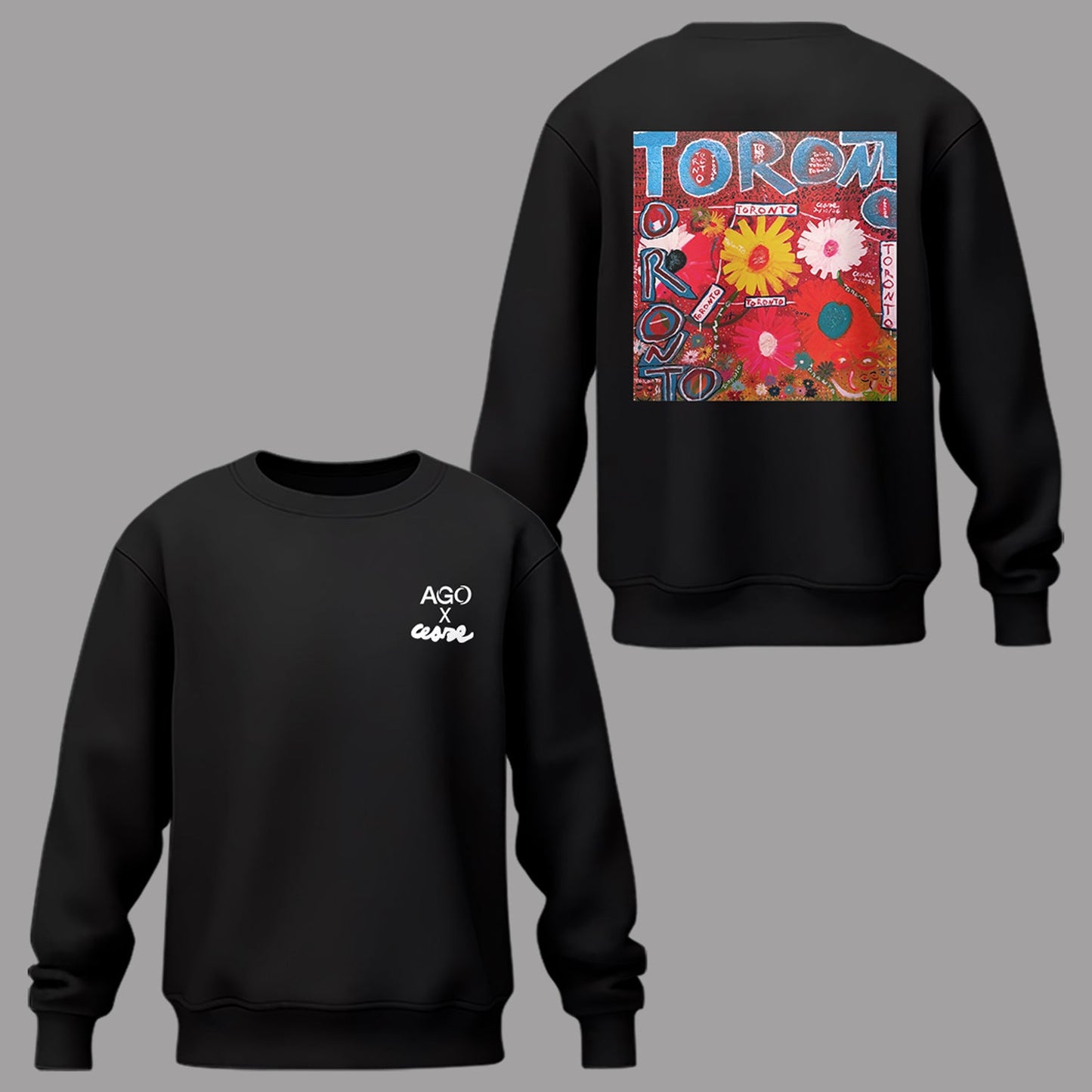 Limited Edition AGO x Cease “Eve of Toronto” Sweatshirt