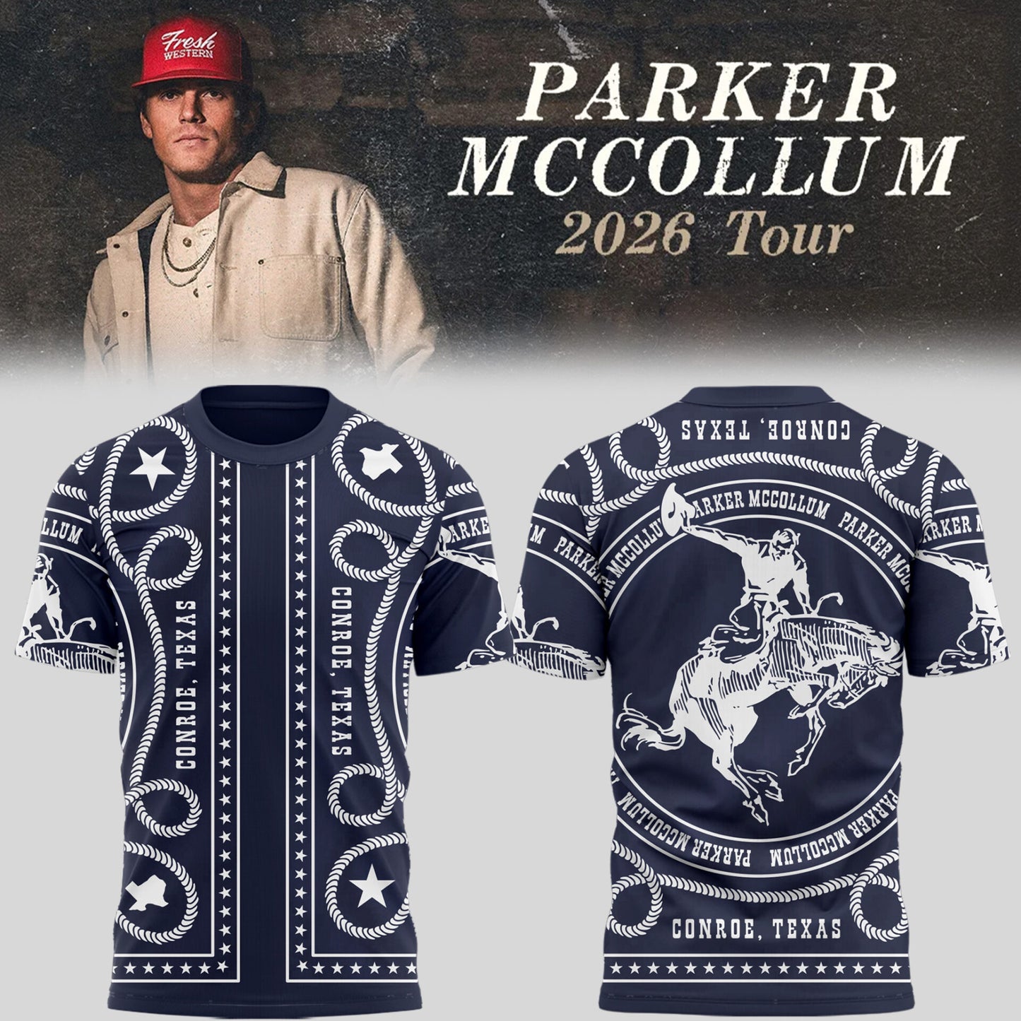 Limited Edition Parker McCollum Tour 2026 Shirt