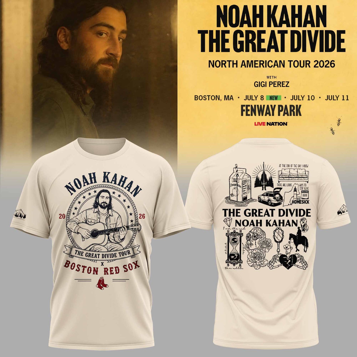 The Great Divide Tour 2026 Limited Tshirt