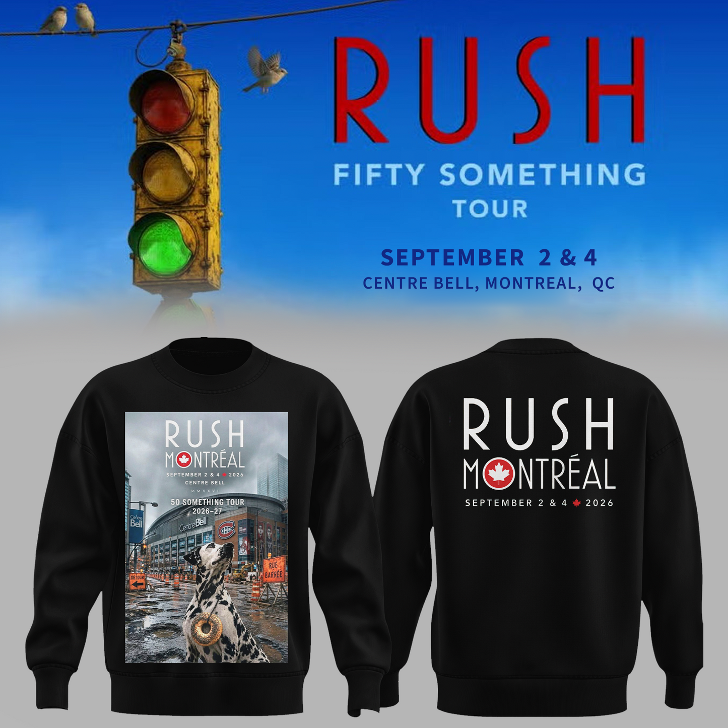 Limited Edition Fifty Something Tour Sweatshirt