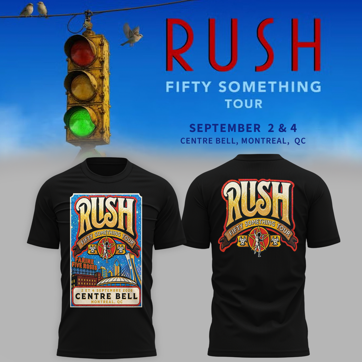 Limited Edition Fifty Something Tour 2026 Shirt