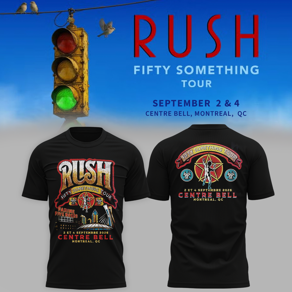 Limited Edition Fifty Something Tour 2026 Shirt
