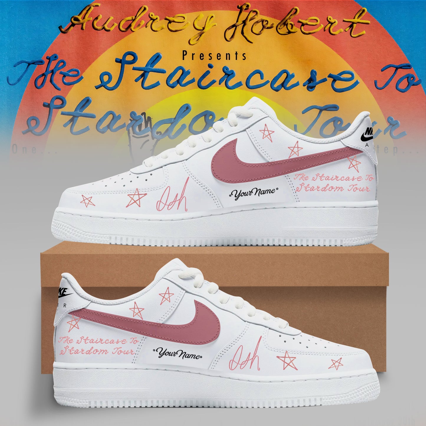 AUDREY HOBERT – THE STAIRCASE TO STARDOM TOUR SHOES