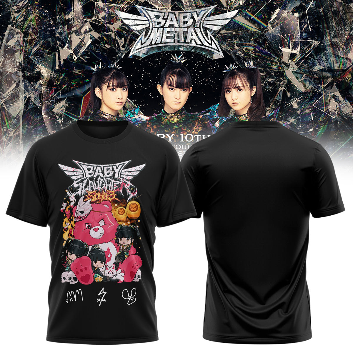 BABYMETAL WORLD TOUR signed TShirt