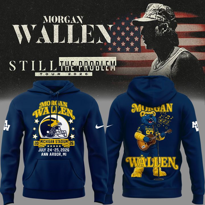 Exclusive Hoodie MW x Michigan Wolverines Football - Still The Problem Tour 2026 Hoodie