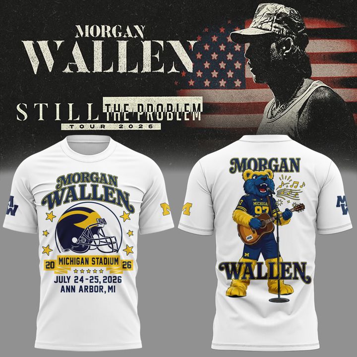 Limited Edition MW x Michigan Wolverines Football - Still The Problem Tour 2026 T-Shirt