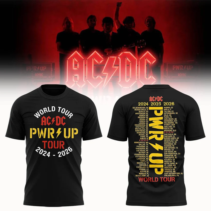 Limited Shirt 2026 AC/DC North America - Power Up Tour 2026 T-Shirt