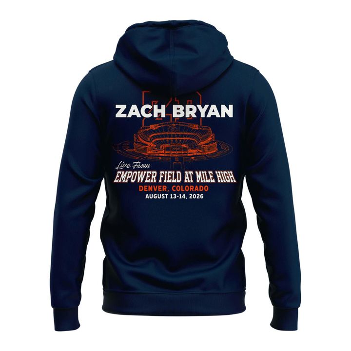 2026 Zach Bryan x Denver Broncos Event Hoodie