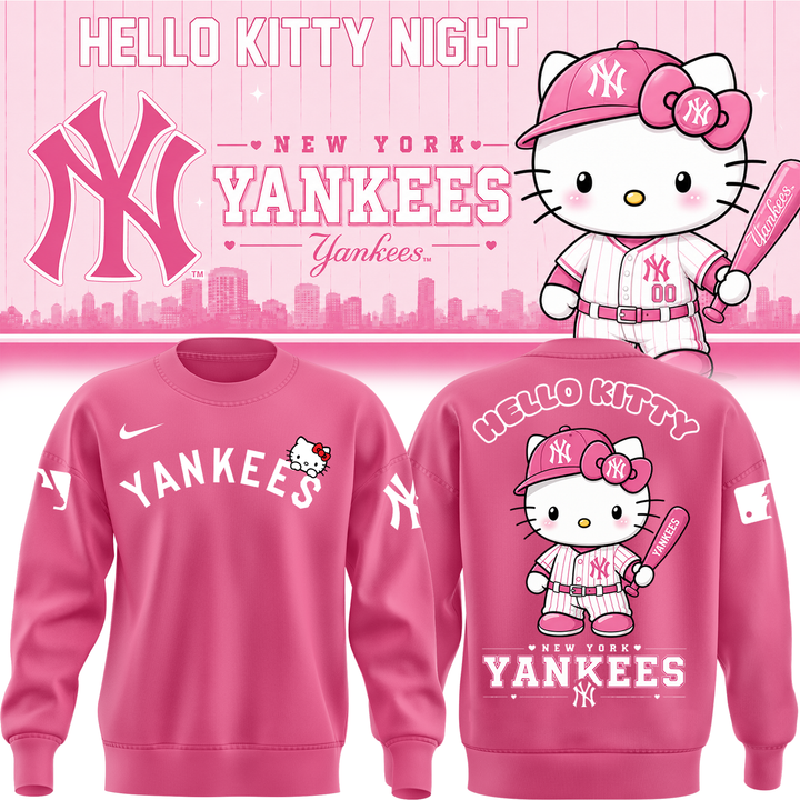 Hello Kitty x New York Yankees sweat – Cute Baseball Fan Edition